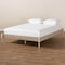 Baxton Studio Colette Antique White Oak Finished Wood King Size Platform Bed Frame 161-10183 - alternate 9
